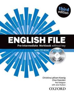 English File Pre-interm.Workbook with iChecker without Key di Christina Latham-Koenig, Clive Oxenden edito da Oxford University ELT