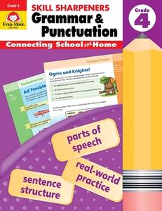 Skill Sharpeners Grammar and Punctuation, Grade 4 di Evan-Moor edito da EVAN-MOOR EDUC PUBL