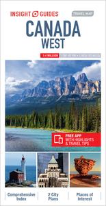 Insight Guides Travel Map Canada West di Insight Guides edito da Apa Publications
