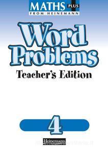 Maths Plus Word Problems 4: Teacher's Book edito da Pearson Education Limited