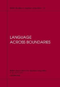 Language Across Boundaries edito da BLOOMSBURY 3PL