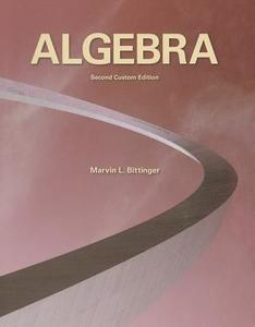 Algebra di Marvin L. Bittinger edito da Pearson Learning Solutions