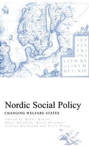 Nordic Social Policy edito da Taylor & Francis Ltd