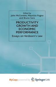Productivity Growth And Economic Performance edito da Springer Nature B.V.
