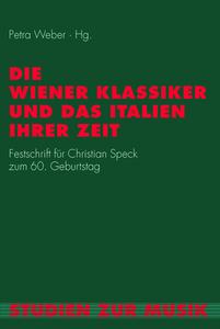 Die Wiener Klassiker und das Italien ihrer Zeit edito da Fink Wilhelm GmbH + Co.KG