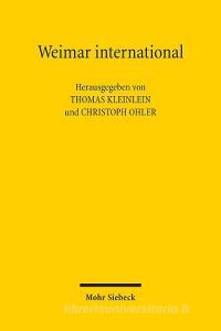 Weimar international edito da Mohr Siebeck GmbH & Co. K
