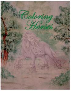 Coloring Horses di Roin Madison edito da Createspace Independent Publishing Platform
