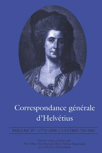 Correspondance Generale d'Helvetius di Claude Adrien Helvetius edito da University of Toronto Press