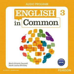 English In Common 3 Audio Program (cds) di Maria Victoria Saumell, Sarah Louisa Birchley edito da Pearson Education (us)