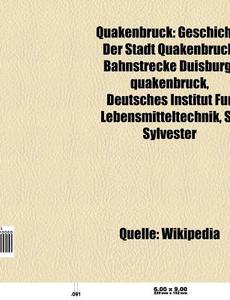 Quakenbrück di Quelle Wikipedia edito da Books LLC, Reference Series