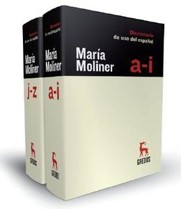 Diccionario del USO del Espanol di Maria Moliner edito da Rba Libros