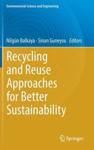 Recycling and Reuse Approaches for Better Sustainability edito da Springer-Verlag GmbH
