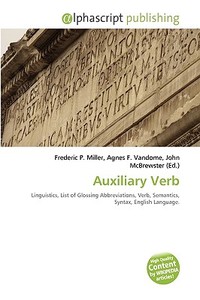 Auxiliary Verb edito da Vdm Publishing House
