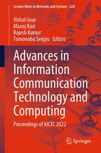 Advances in Information Communication Technology and Computing: Proceedings of Aictc 2022 edito da SPRINGER NATURE