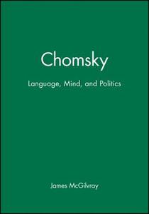 Mcgilvray, J: Chomsky di James Mcgilvray edito da Blackwell Publishers
