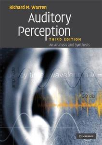 Auditory Perception di Richard M. (University of Wisconsin Warren edito da Cambridge University Press