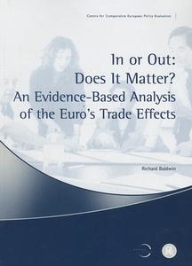 In or Out: Does It Matter? di Richard E. Baldwin edito da Centre for Economic Policy Research