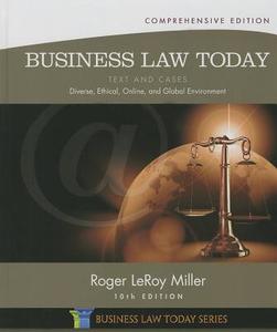 Business Law Today di Roger LeRoy Miller, Gaylord A. Jentz edito da Cengage Learning, Inc