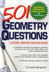 501 Geometry Questions di Learning Express Llc edito da Learning Express Llc