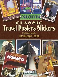 Classic Travel Posters Stickers edito da Dover Publications Inc.