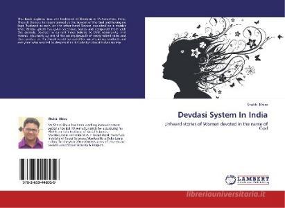 Devdasi System In India di Shakti Bhise edito da LAP Lambert Academic Publishing