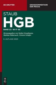 Handelsgesetzbuch §§ 17-83 edito da Gruyter, Walter de GmbH