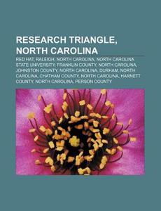 Research Triangle, North Carolina: Red H di Books Llc edito da Books LLC, Wiki Series