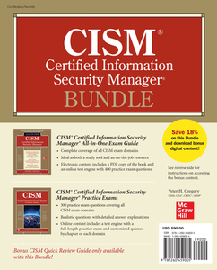 Cism Certified Information Security Manager Bundle di Peter H. Gregory edito da OSBORNE