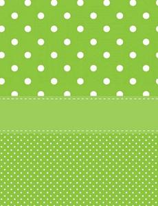 Green Polka Dot Journal Notebook - College Ruled: 7.44 X 9.69 - 101 Sheets / 202 Pages di Rengaw Creations edito da Createspace Independent Publishing Platform