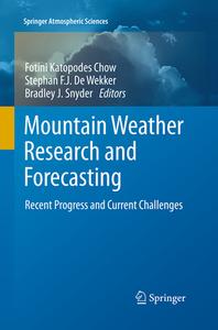 Mountain Weather Research and Forecasting edito da Springer