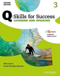Q Skills for Success: Level 3: Listening & Speaking Student Book with iQ Online di Miles Craven edito da OUP Oxford