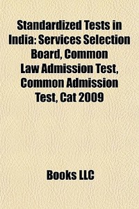 Standardized Tests In India: Services Se di Books Llc edito da Books LLC, Wiki Series