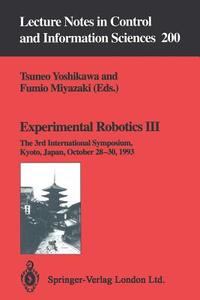 Experimental Robotics III edito da Springer Berlin Heidelberg