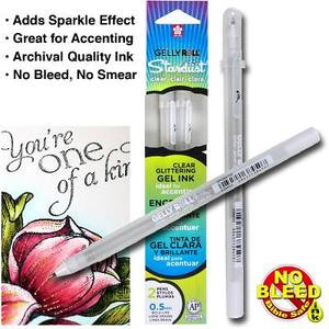 Stardust Clear Sparkle Gelly Roll Pen-2 Pack edito da G T Luscombe