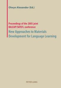 New Approaches to Materials Development for Language Learning edito da Lang, Peter