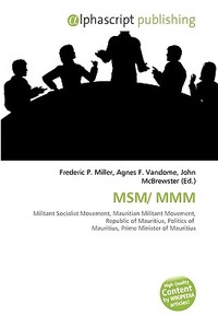 Msm/ Mmm edito da Vdm Publishing House