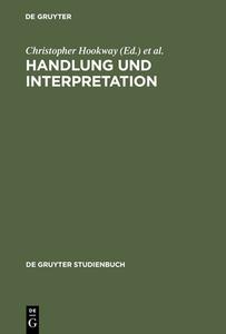 Handlung und Interpretation edito da De Gruyter