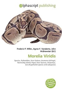 Morelia Viridis edito da Alphascript Publishing