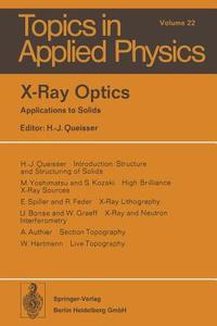 X-Ray Optics edito da Springer Berlin Heidelberg