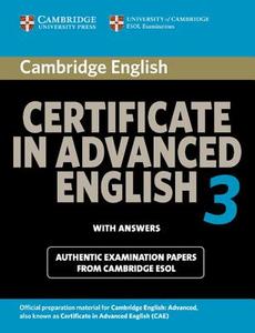 Cambridge Certificate In Advanced English 3 For Updated Exam Student\'s Book With Answers di Cambridge ESOL edito da Cambridge University Press