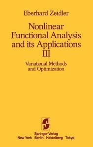Nonlinear Functional Analysis and its Applications di E. Zeidler edito da Springer New York