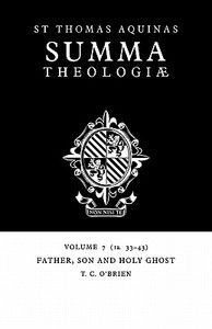 Father, Son and Holy Ghost di Thomas Aquinas edito da Cambridge University Press