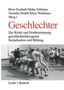 Geschlechter edito da VS Verlag für Sozialwissenschaften