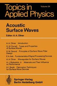 Acoustic Surface Waves edito da Springer Berlin Heidelberg