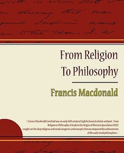From Religion To Philosophy di Francis Macdonald Cornford edito da Book Jungle