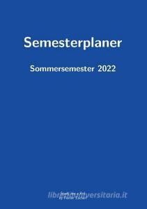 Pro-Semesterplaner (M, blau) di Florian Zacherl edito da Books on Demand