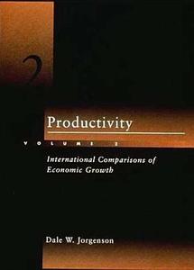 Productivity V 2 - International Comparisons of Economic Growth di Dale W. Jorgenson edito da MIT Press