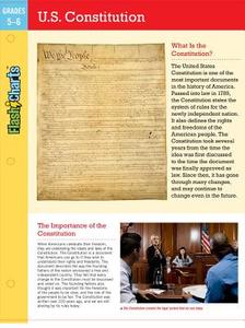 U.S. Constitution Flashcharts di Kathy Furgang edito da Flash Kids