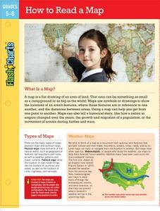 How to Read a Map Flashcharts di Susan Schader Lee edito da Flash Kids
