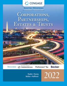 South-Western Federal Taxation 2022: Corporations, Partnerships, Estates and Trusts (Intuit Proconnect Tax Online & RIA Checkpoint, 1 Term Printed Acc di William A. Raabe, James C. Young, Annette Nellen edito da CENGAGE LEARNING